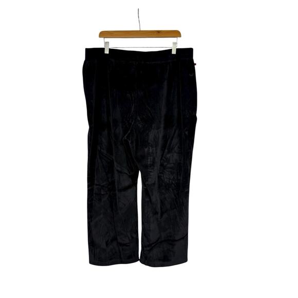 Ralph Lauren Womens 3X Red Black Red Stripe Velour Track Suit Set Half Zip - Picture 8 of 12